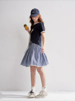 Plaid A-Line Skirt