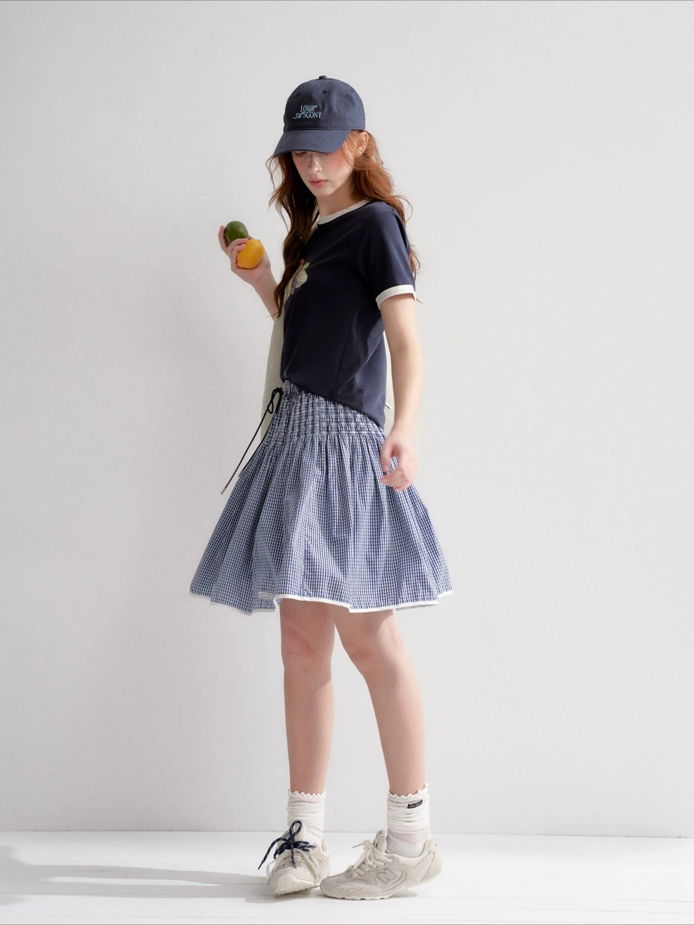 Plaid A-Line Skirt