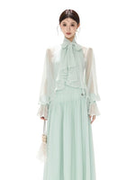 Sky Blue Bow Dress