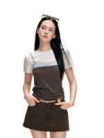 Striped Layered Tank Tee