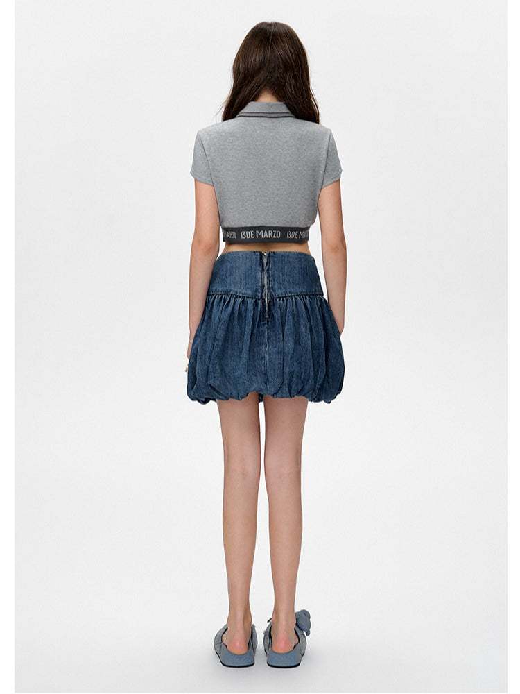 Short-fitting Polo T-shirt