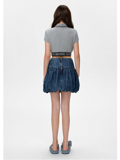 Short-fitting Polo T-shirt