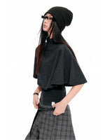 Korean Cape Layered T-Shirt