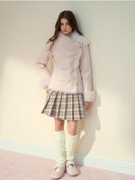 Faux-Suede Toggle Duffle Coat