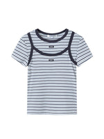 Stripe Tee & Cami Set