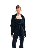 Lazy Knit Cardigan Tank Set