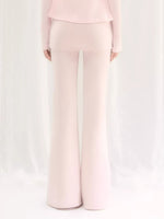 Faux Layered Micro Flare Pants