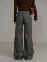 Bow Detail Straight Pants