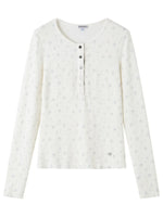 Wildflower Henley Long Sleeve Tee