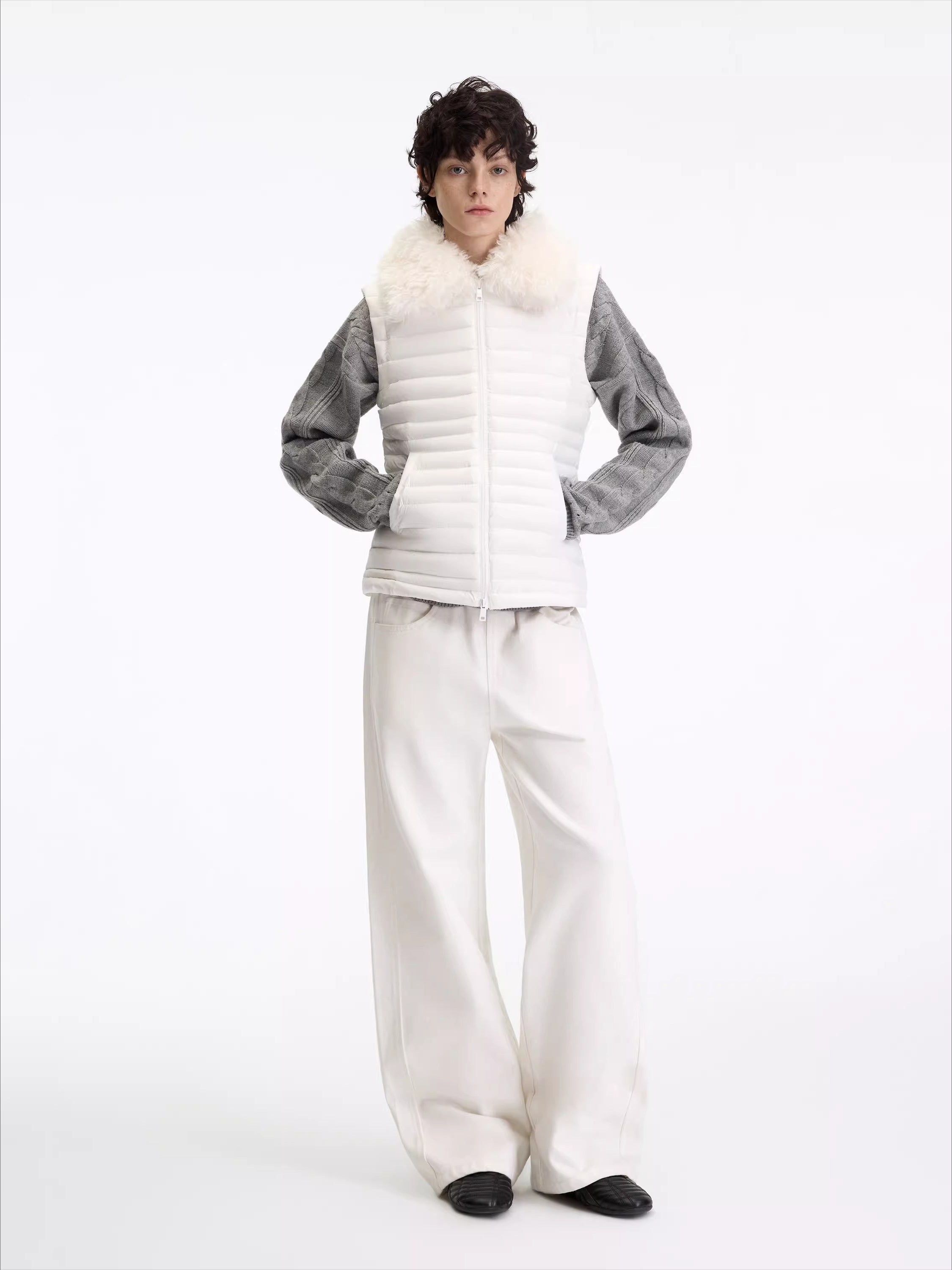 Detachable Fur Down Jacket