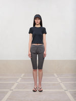 Regular-Shoulder Round Neck Short-Sleeve T-Shirt
