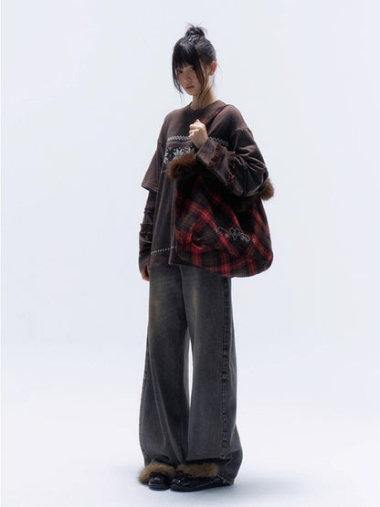 Fair Isle Layered T-Shirt