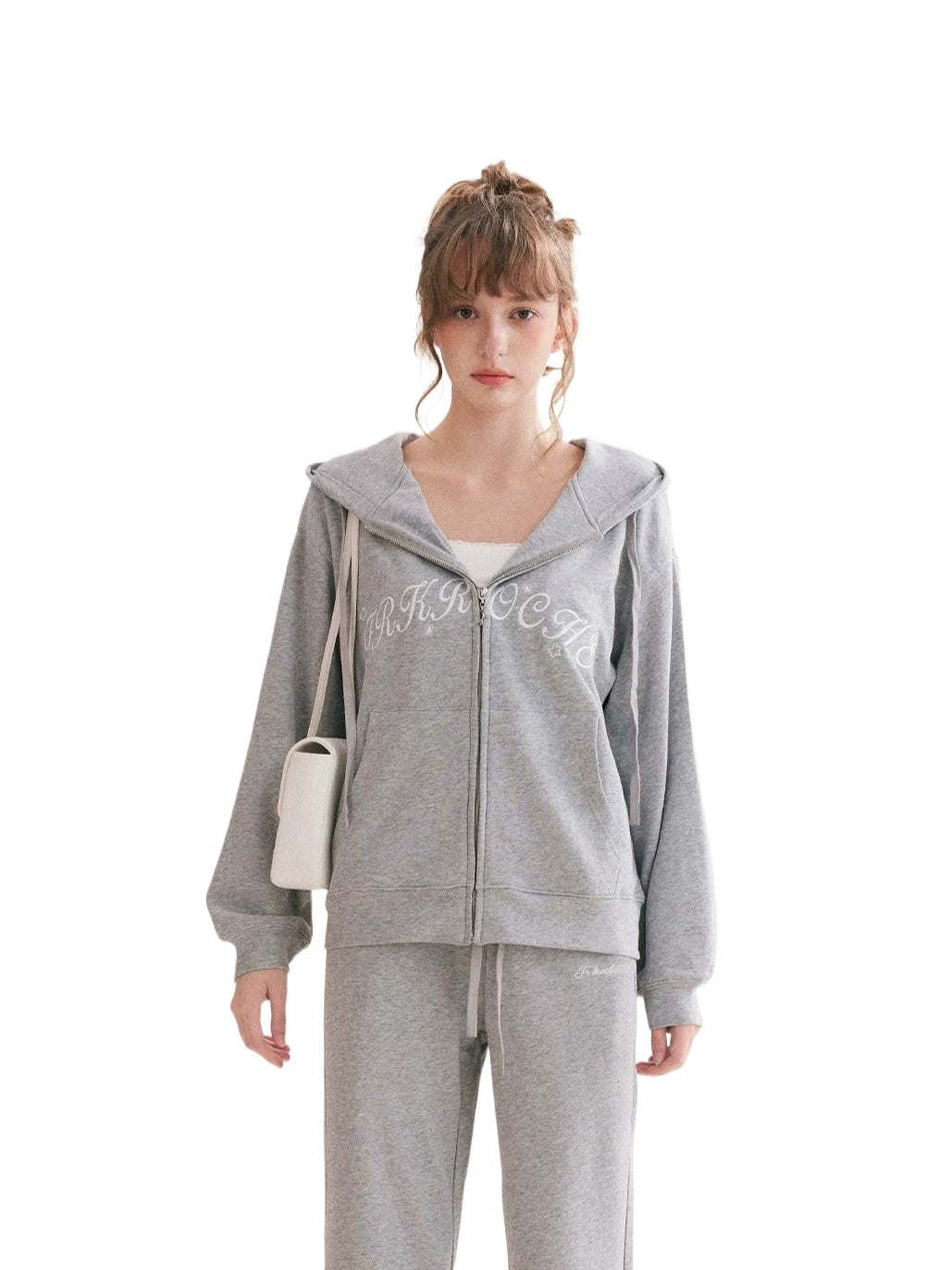 Embroidered Hoodie Set