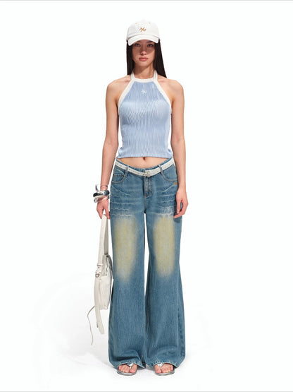 Equestrian Rib Halter Tank