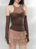 Mesh Layered Top