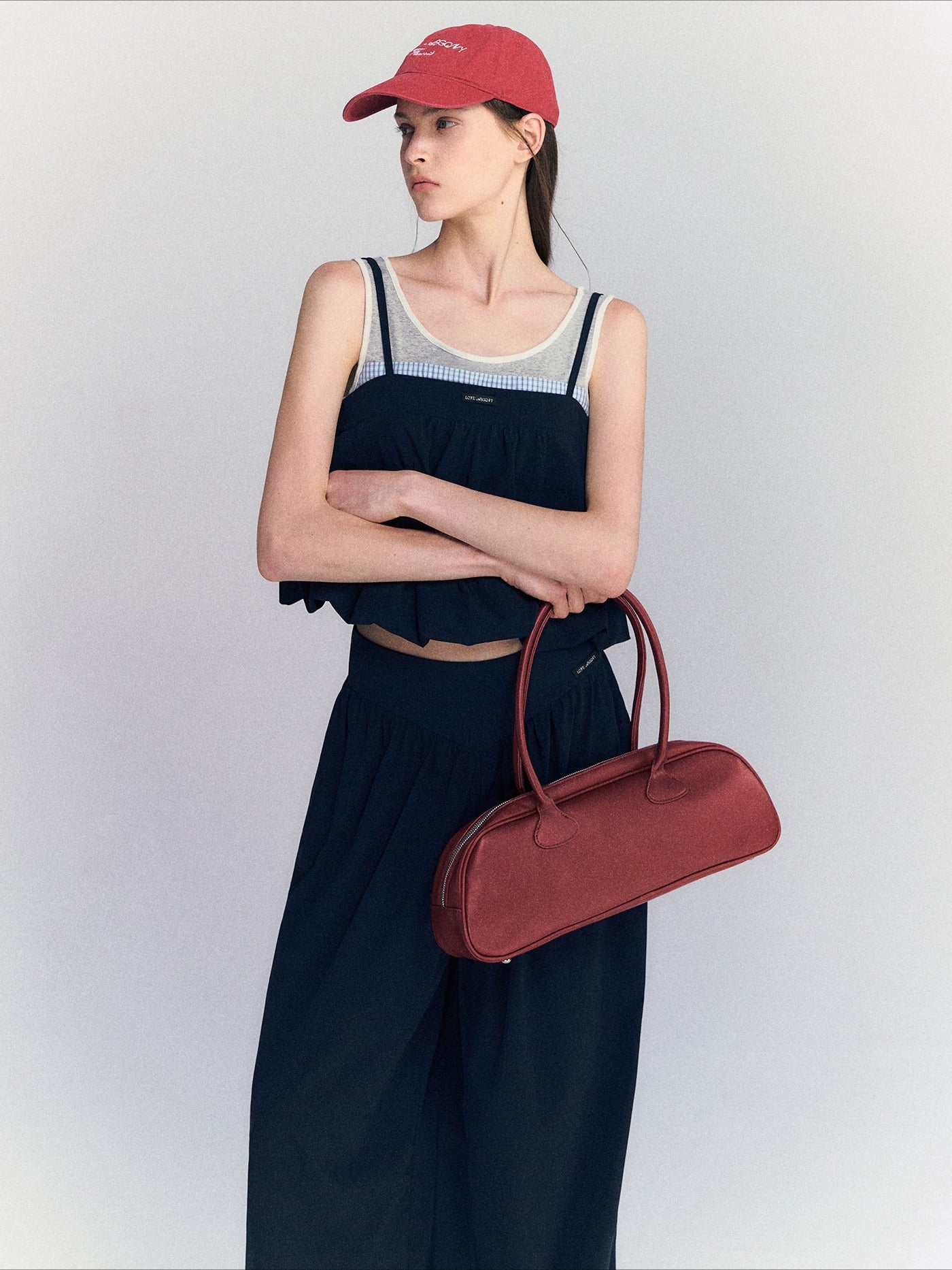 Contrast Two-Piece Set