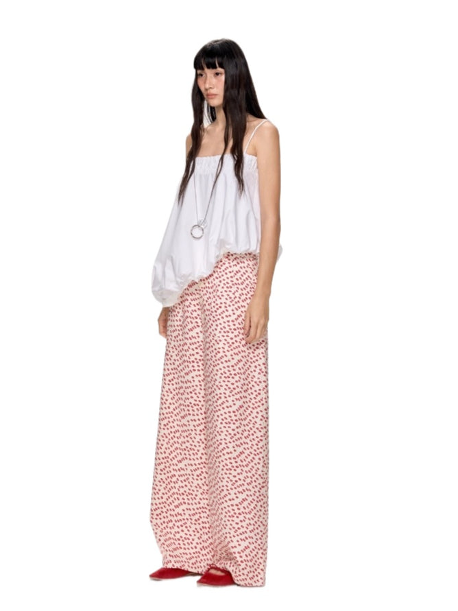 White Backless Irregular Hem Design Camisole