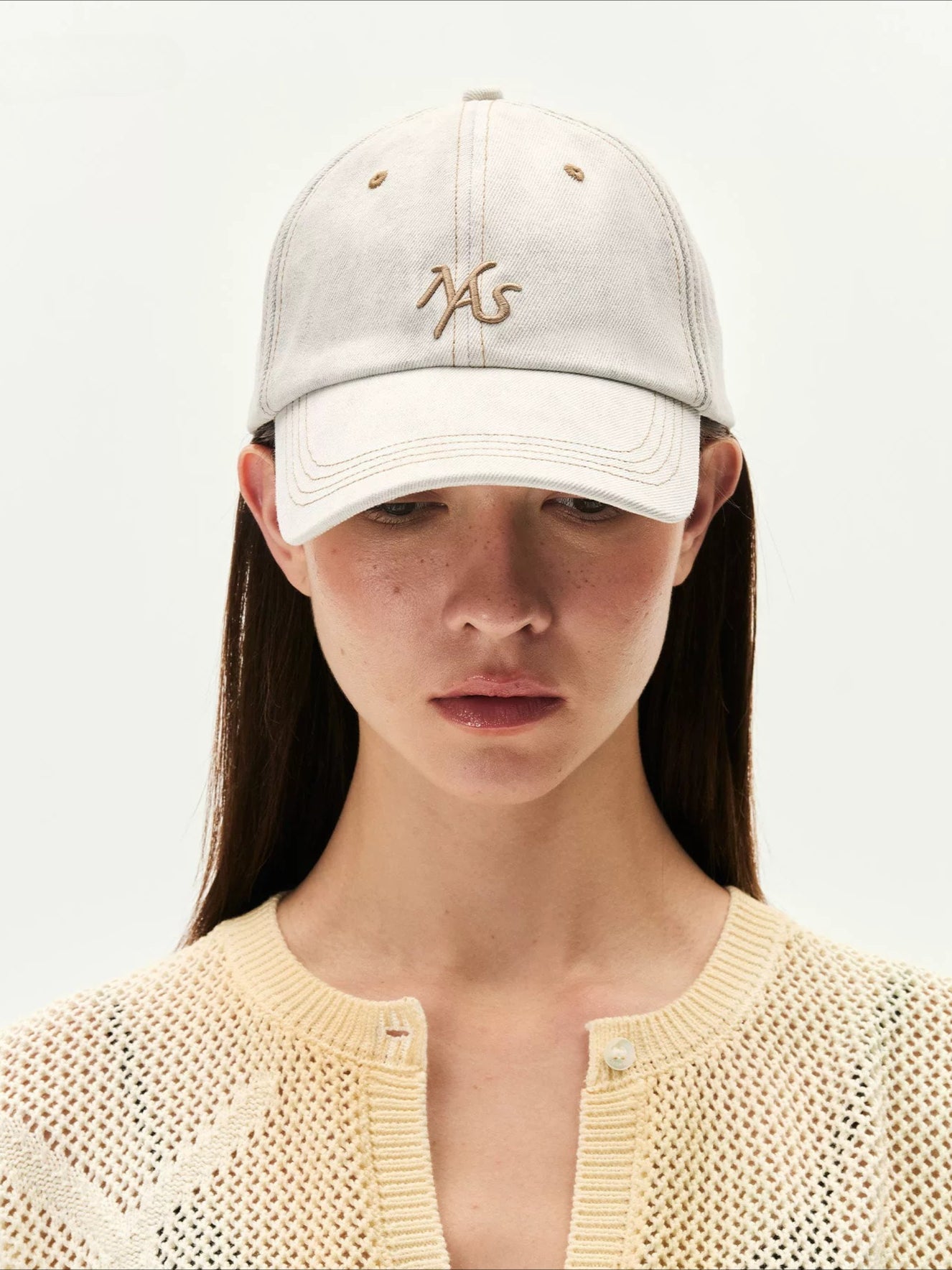 Washed Denim Baseball Cap
