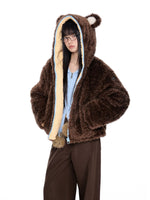 Detachable Hood Sherpa Padded Coat