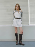Denim Overall Skirt