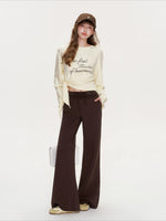 Cotton Straight Pants