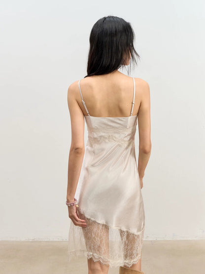 Lace Trim Slip Dress