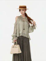 Drawstring Wide-Leg Pants