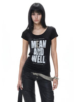 Letter Print Tee