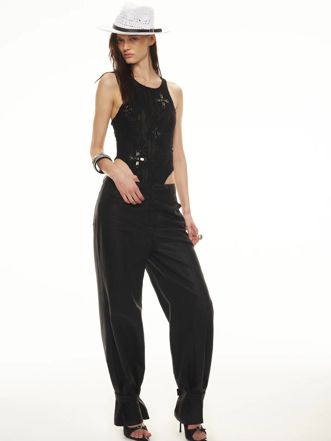 Lace Halter Bodysuit