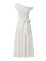 Lace Cowl-Neck Maxi Dress
