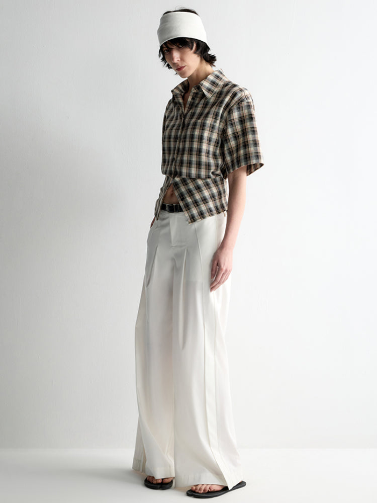 Reversible Twill Overlock Short Sleeve Shirt