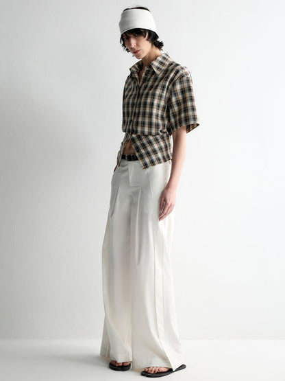 Reversible Twill Overlock Short Sleeve Shirt