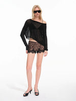 Leopard Lace Shorts