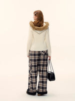 Cable Knit Hooded Sweater