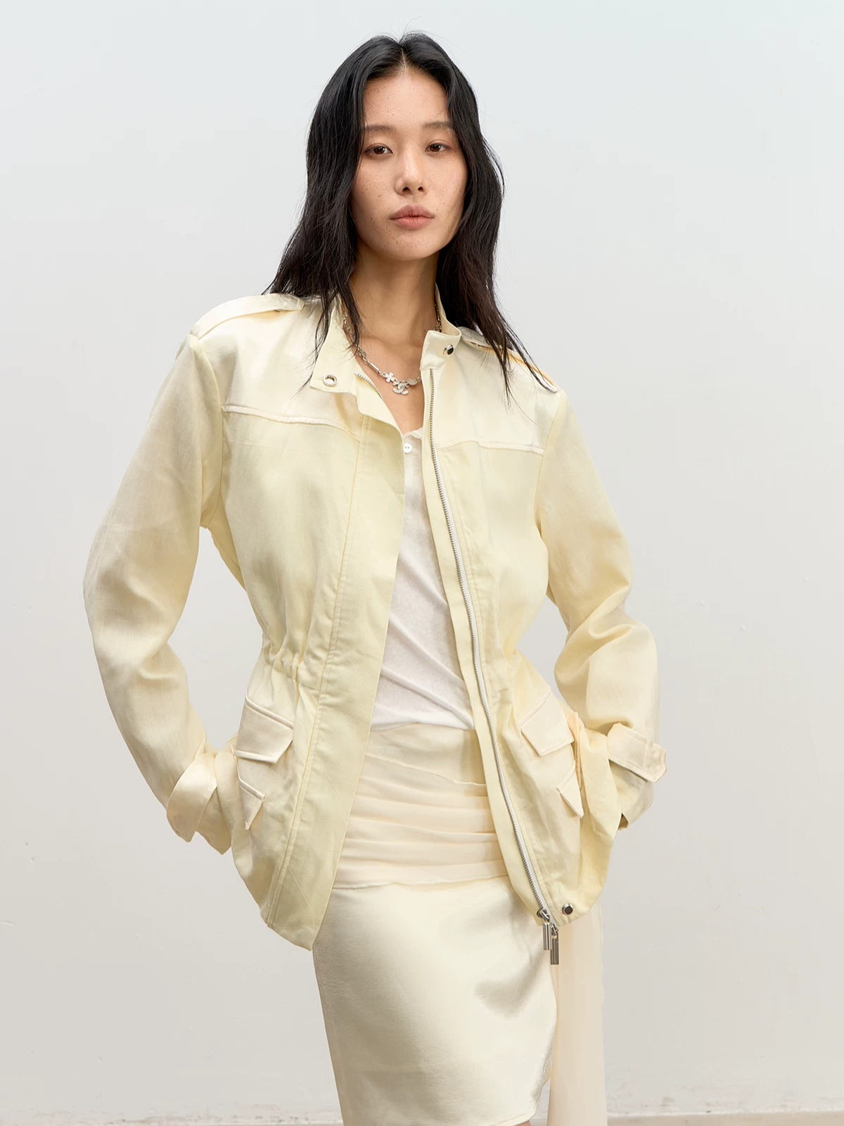 Linen Quilted Jacket