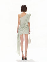 Floral One-Shoulder Dress
