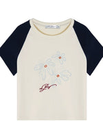 Floral Raglan Tee