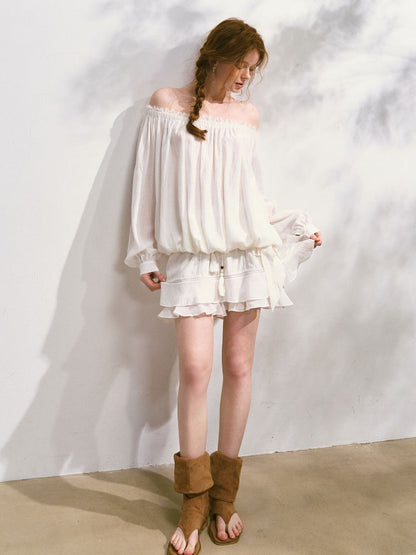 Cool and Relaxing Sun-protection Cover-up &amp; Skort Set