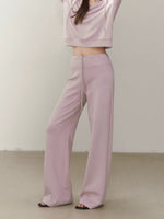 Layered Hoodie Cardigan & Pants Set