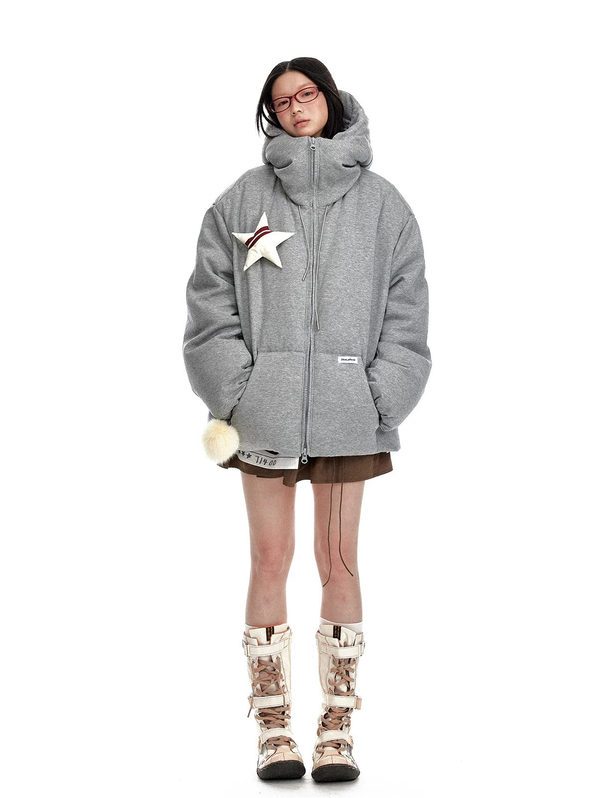 Oversized Hooded Down