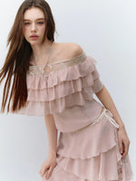 Goddess Ruffle Lace Top