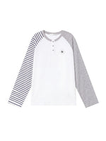 Raglan Henley Long Sleeve Top