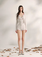 Fluffy Mist Knit Lace Set