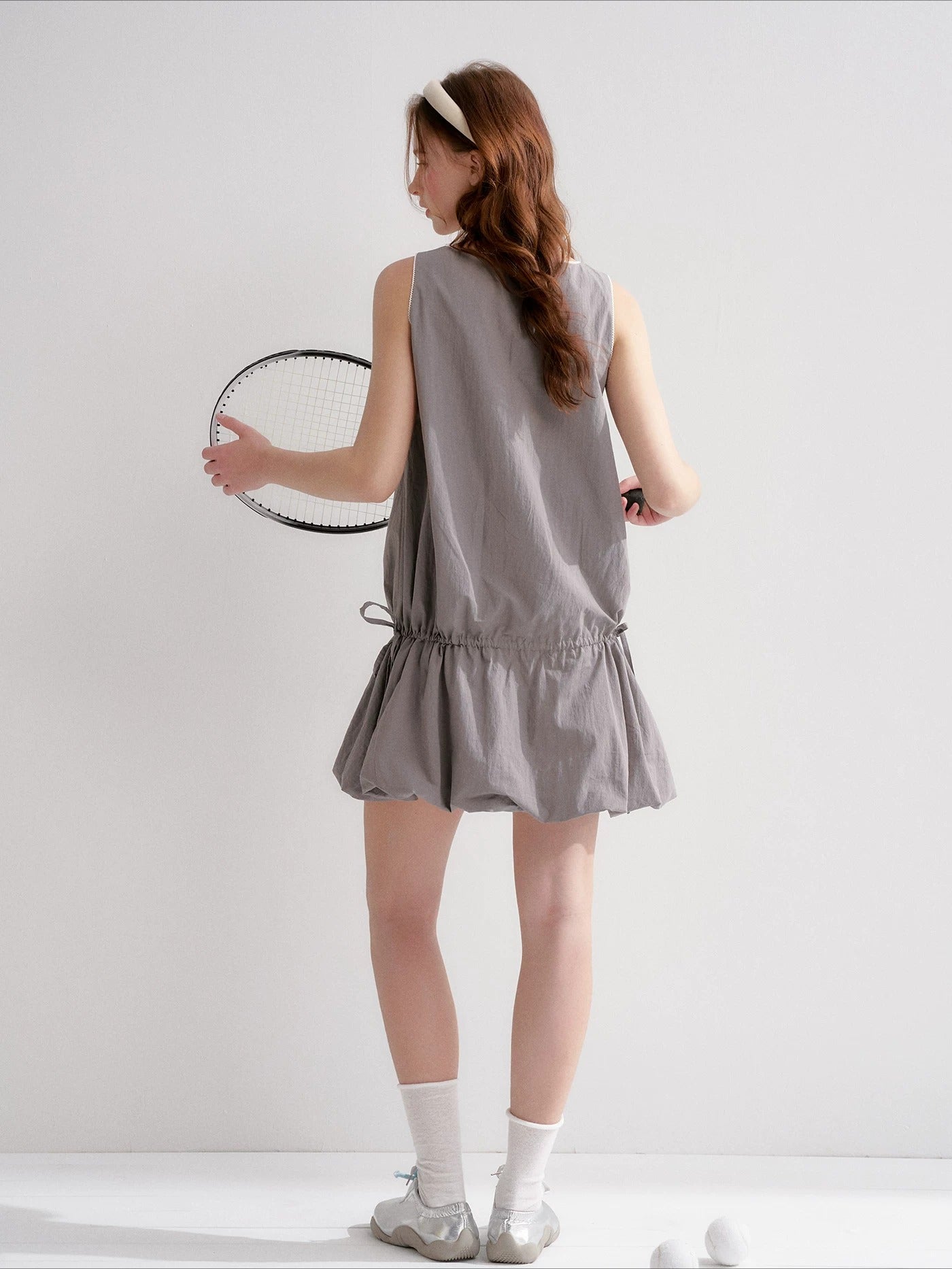 Lace Drawstring Dress