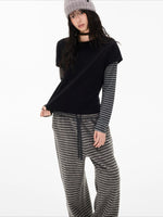 Faux Layered Stripe Tee