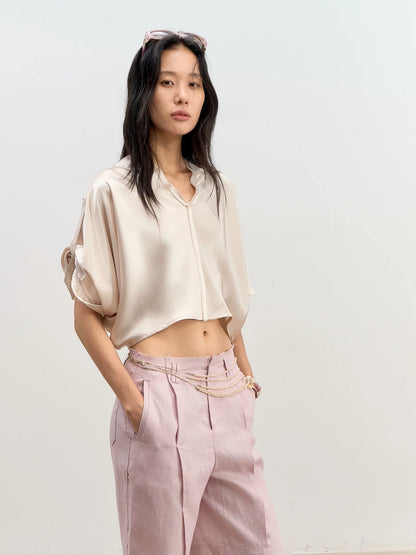 Acetate Satin Blouse