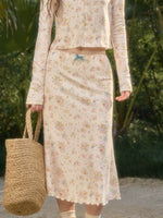 Floral Knit Layered Set