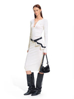 Trace Wool Blend Bodycon Dress