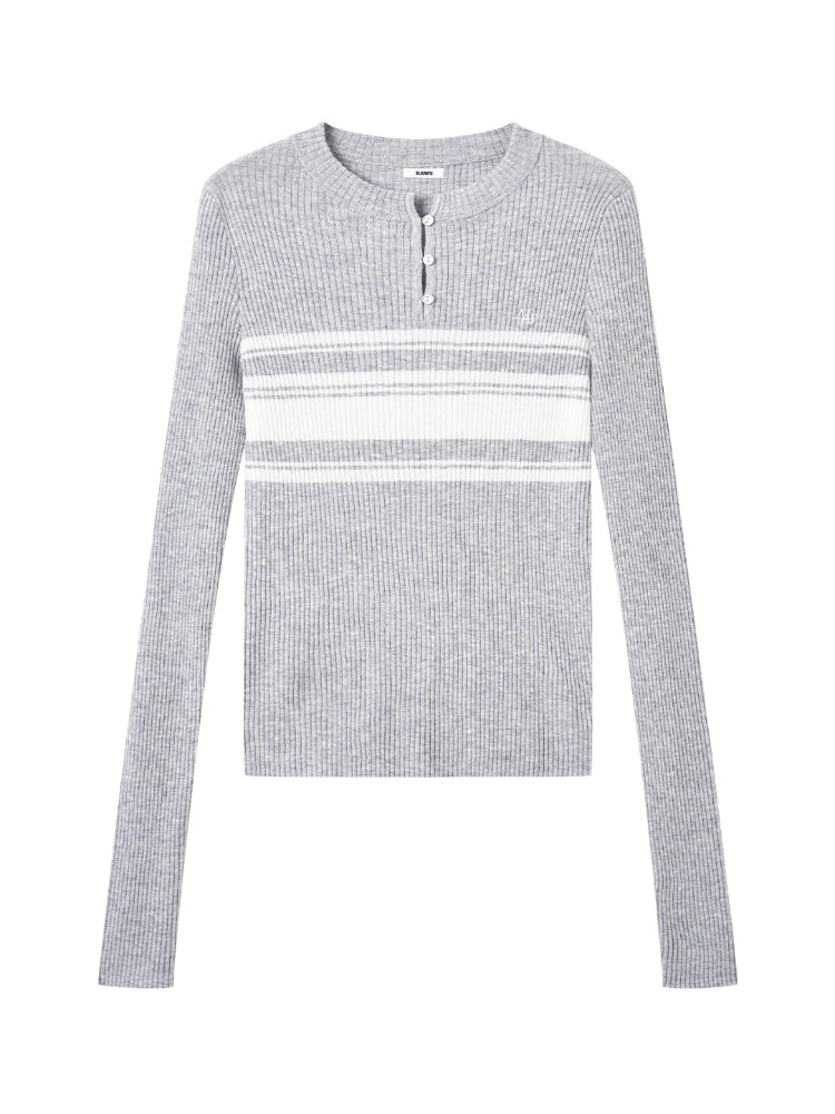 Bayside Stripe Knit Cardigan