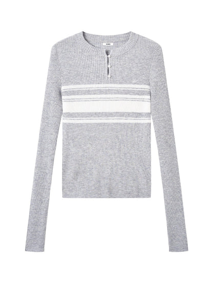 Bayside Stripe Knit Cardigan